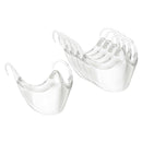 5 PCS Foldable Transparent Face Shield Reusable Safety Mouth Cover Visor