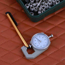 0 to 10mm Range Measuring Tool 0.1mm Resolution Round Dial Thickness Gauge