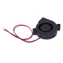 Black Brushless DC Cooling Blower Fan 2 Wires 5015S 12V 0.06A 50x15mm