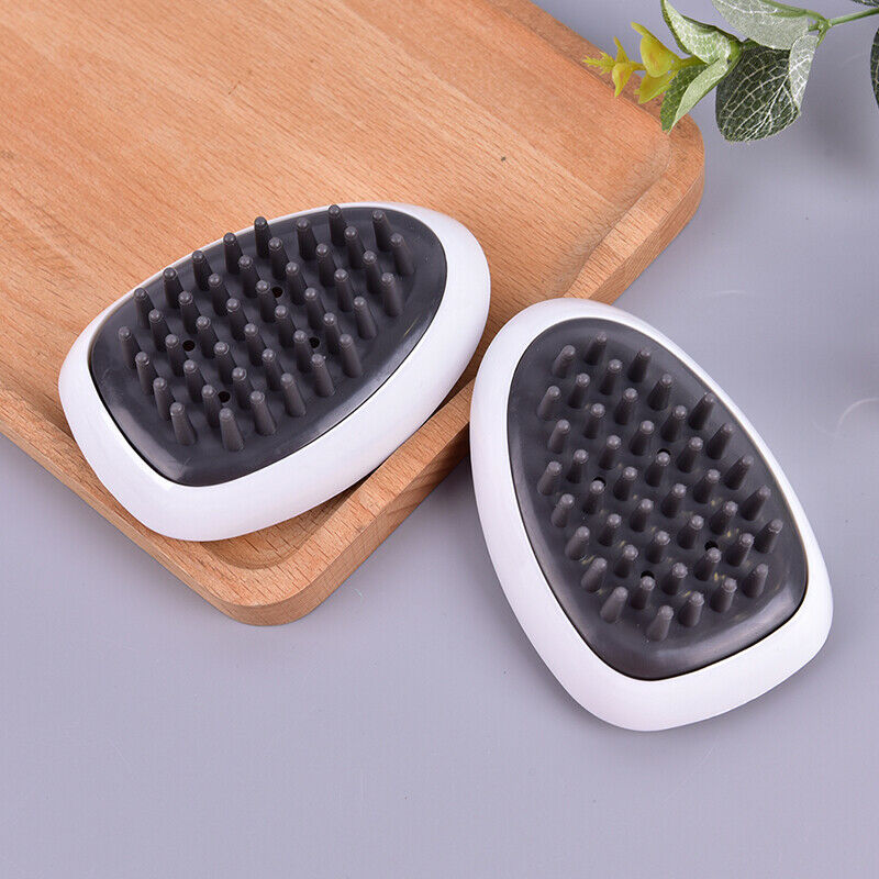Silicone Head Hair Washing Comb Body Massager Shampoo Scalp Massage BrushBX