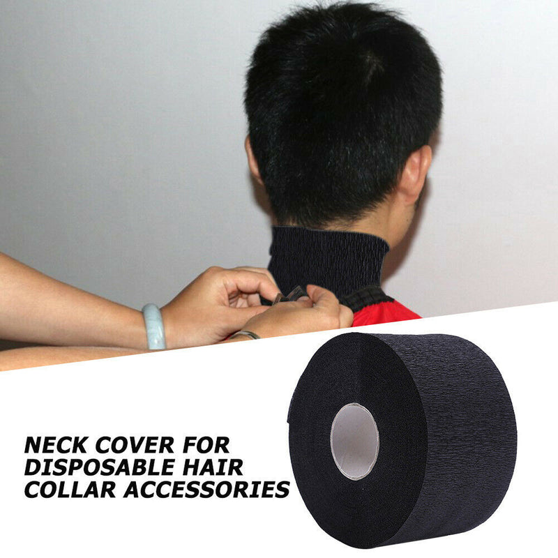 1 Roll Disposable Neck Ruffle Roll Paper Salon Haircut Necks Cover Collar