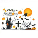 Halloween Pumpkins Witch Wall Stickers Decals Removable Home Decoration