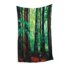 Tree Tapestry Woodland Decor, Redwood Trees Northwest Rain Forest Tropical