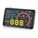W02 HUD Head Up Display 5.5Inch Windshield Projector OBD2 II Car Vehicle Sp
