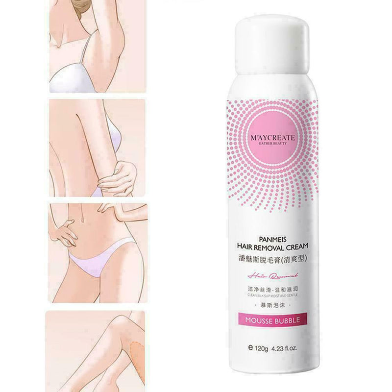 Hair Removal Spray Super Natural Painless Permanent Skin Care Depilatory Cr Y6N1