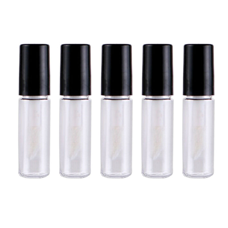 Lots 5 Glass Lip Gloss Balm Tubes Refillable 2ml Lip Tint Eyelash Oil Bottle