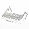 Stainless Steel Over Door Hanger 8 Hooks for Clothes Coat Hats Holder Ra YVC