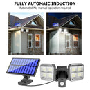 120LED Solar Wall Light Folding Deformed Waterproof Sensor Lamp for Street