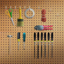 52Pcs Pegboard Hooks Assortment Home Storage Hooks System Peg Board Tool Ha F8R7