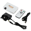 HDMI To RF Coaxial Converter Box With Remote Control White UK