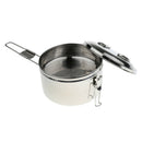 Healthy Stainless Steel Pot Cookware Camping Outdoor Cooking