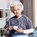 Soft Flannel Wearable Shawl Blanket Button Closure for Sofa Snap 80*130cm
