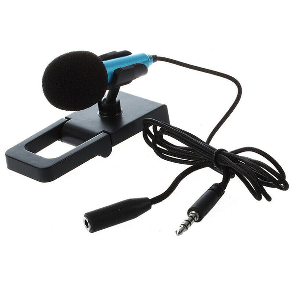 Mini hand microphone for voice recording, Internet chat on smartphone, note