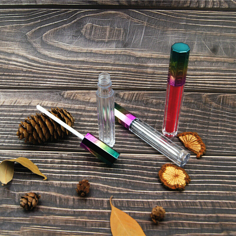 Mini 3ML Lip Gloss Tube Empty Refillable Lipstick Cosmetic Makeup ContainerS Ew