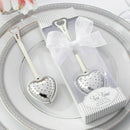 Heart Shaped Spoon White Cases Souvenir Wedding Strainer Gift W5M4