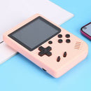 500 Games Pocket Game Console Adults Kids Handheld Gaming Player (Pink)