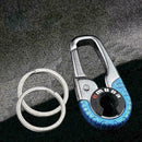 Stainless Steel Locking Design Ring Key Chain Bikes, Keyring Cars, E1M4 I7V D1Y5