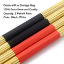 2 Pairs Drum Sticks Brushes Hot Rods Rute Jazz Drumsticks Practical Drumsti