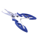 Blue Portable Fishing Pliers Line Cutter Hook Remover Stainless Steel Sports ST