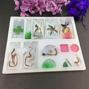 3 Pcs Silicone Casting Molds,Diy Jewelry Pendant Craft Making Moulds With H R8H6