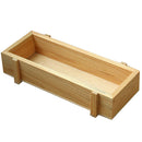 Burlywood  Garden Flower Planter Succulent Rectangle Plant Storage Case