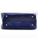 Fashion Woman Ladies Class PU Leather Satchels Tote Purse Bag Handbag - Blu