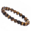 Bead Bracelet Yellow Tiger Eye Charm Bracelets for Men Women Jewelry Gift