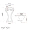Dobro Tailpiece Chrome Zinc Alloy Tailpiece for 6 Strings Dobro Guitar Part
