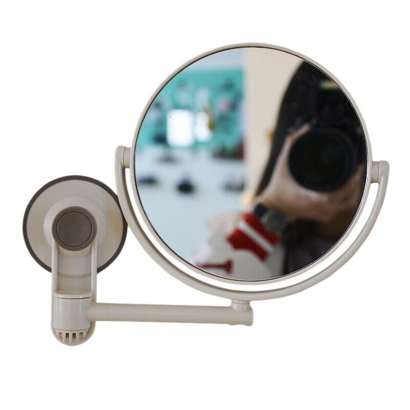 Bath Mirror Cosmetic Mirror 1X/3X Magnification Suction Cup Adjustable Make S1M5