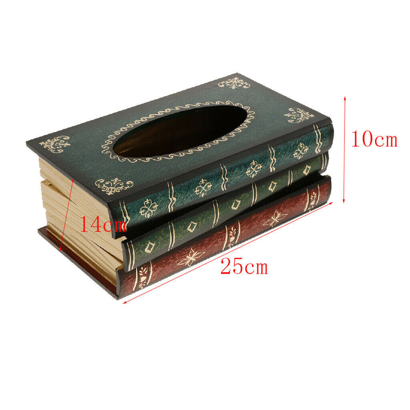 Desktop Wooden Tissue Box Napkin Cube For Home Bedroom Office Toilet