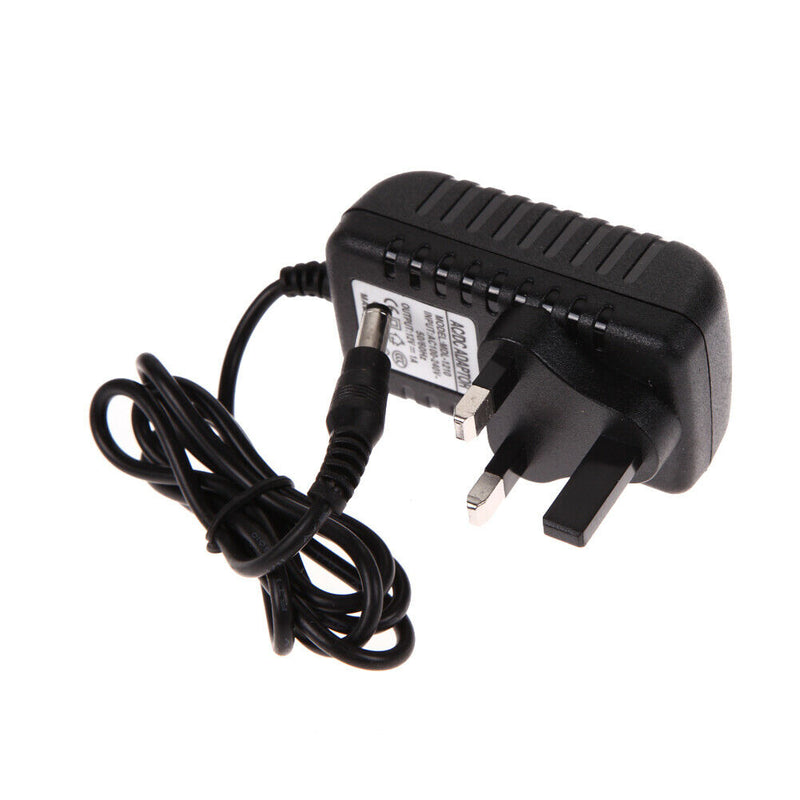 AC 100-240V Converter Adapter DC 5.5 x 2.5MM 12V 1A 1000mA Charger UK Plug A