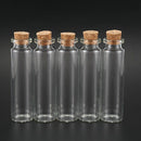 5 Pcs Small Vase Tiny Glass Bottle Jewelry Vial Potion Tie Plug Size:7.9cm  N6Z3