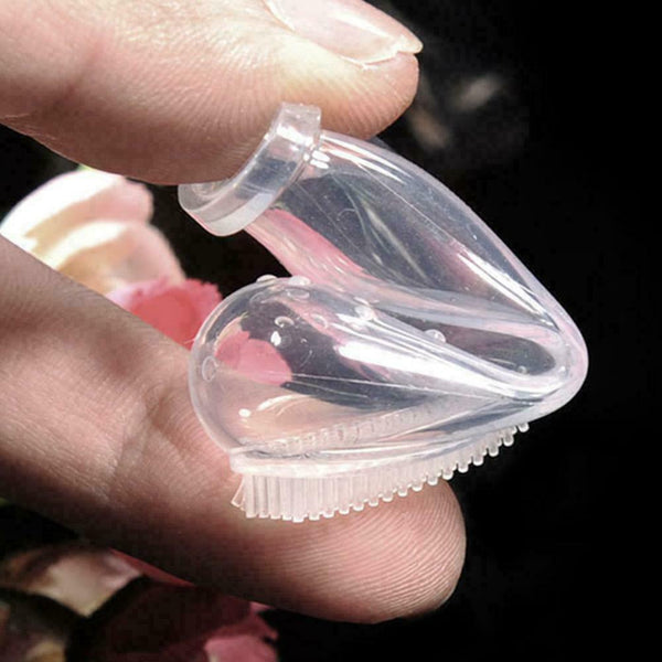 2*Dog Cat Finger Toothbrush,Dental Hygiene Finger Brushes Large-Dog Small M F4V3