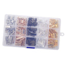 1 Boxed Piece Ribbon Clasps Clamps Fasteners End for Jewelry Making