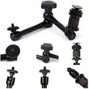 11" Adjustable Friction Articulating Magic Arm For DSLR LCD Monitor LED Tripod