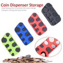 US Dollar / Euro Coin Dispenser Storage Box Compact Collection Cases Capsules