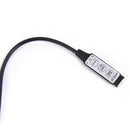 DC 5V USB LED RGB Controller 3Key 4Pin Remote Controller For LED Strip Light M&O
