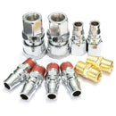 10pcs Quick Coupler Fittings 1/4 inch Air Hose Connector Fittings Pneumatic