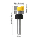 8mm Handle Slot Milling Cutter Router Bit Wood Cutter Rotary Engraving Tool