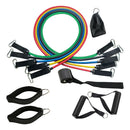 11pcs  Bands Set Pull Rope Home Gym Workout Fitness Elastic Exercise