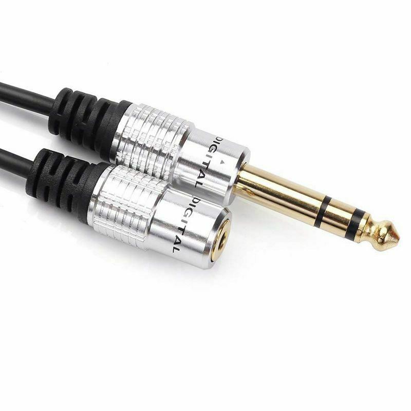 1/4 inch to 3.5mm Stereo Adapter Cable 6.35mm TRS Male to 3.5mm Female Quar S1N2