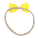 10pcs Children's Nylon Hairbands Bowknot Headwear Elastic Headbands