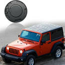 Alloy Black Car Fuel Tank Cover Fuel Gas Cap Cover For Jeep Wrangler 2007-2