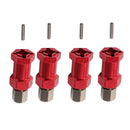 1/10 Scale Metal Wheel Extension Hub Hex Adapter for Axial SCX10 RC Car Accs