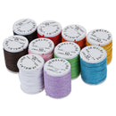 10 X Reel 10M Multicolor Cotton Rope Cord 0.9mm