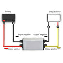 New Waterproof 12V to 24V DC-DC Step Up Power Supply Converter 5A 60W OMO EVI