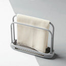 Rag Soap Rack Plastic Countertop Organizer Rack Detachable Dishcloth Sponge L2U8