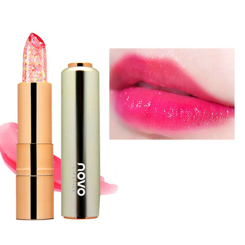 Novo Flower Transparent Nude Lipstick Waterproof Long Lasting Makeup Moistu K8O1