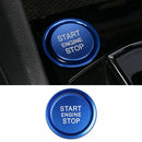 Blue Engine Start Stop Switch Button Cover For VW Golf 7 MK7 GTI R Jetta Arteon