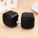 2pcs Mini Loud Music Stereo With Screws 500W Audio Universal Car Speaker